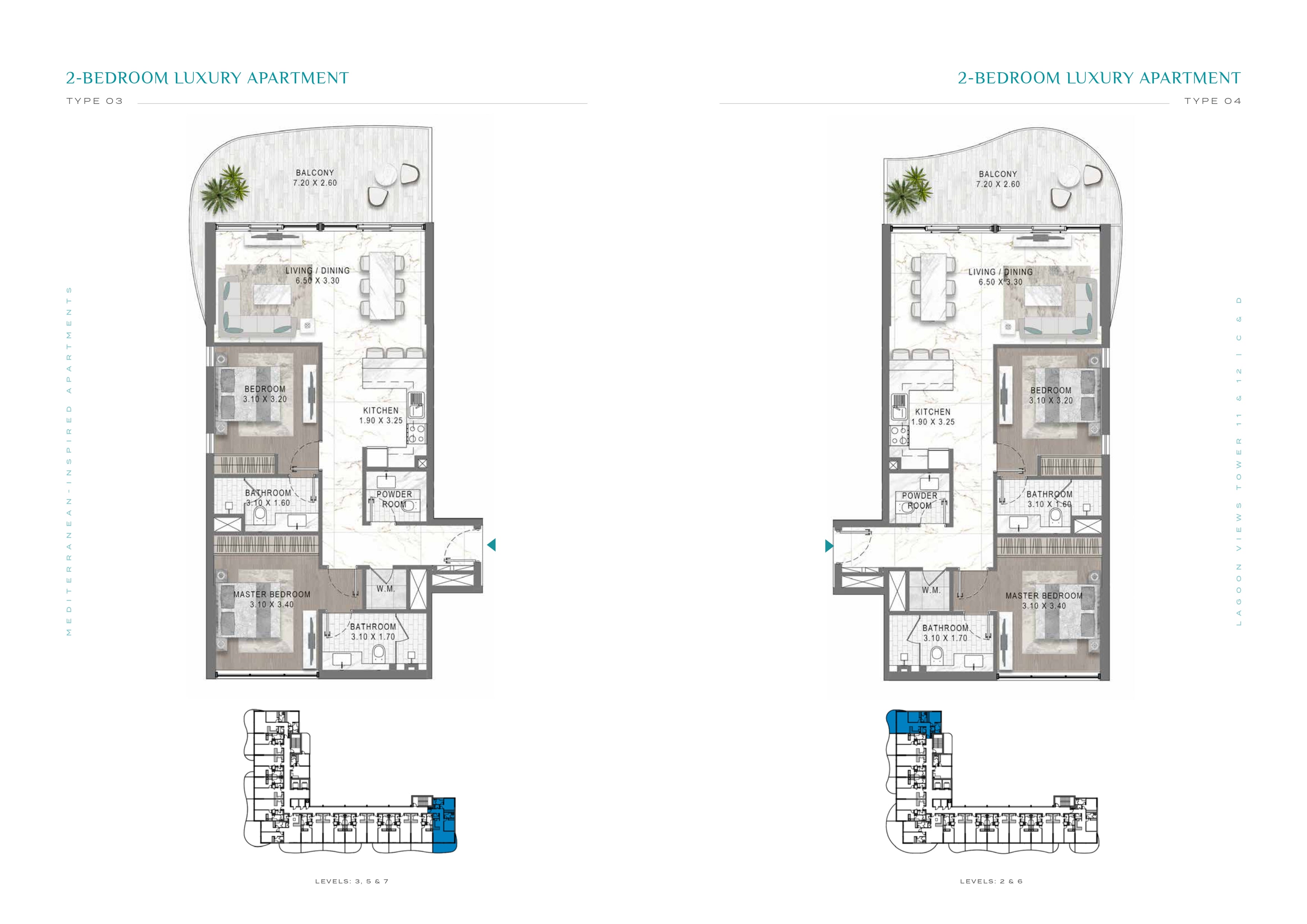 2-BEDROOM LUXURY APARTMENT TYPE 03