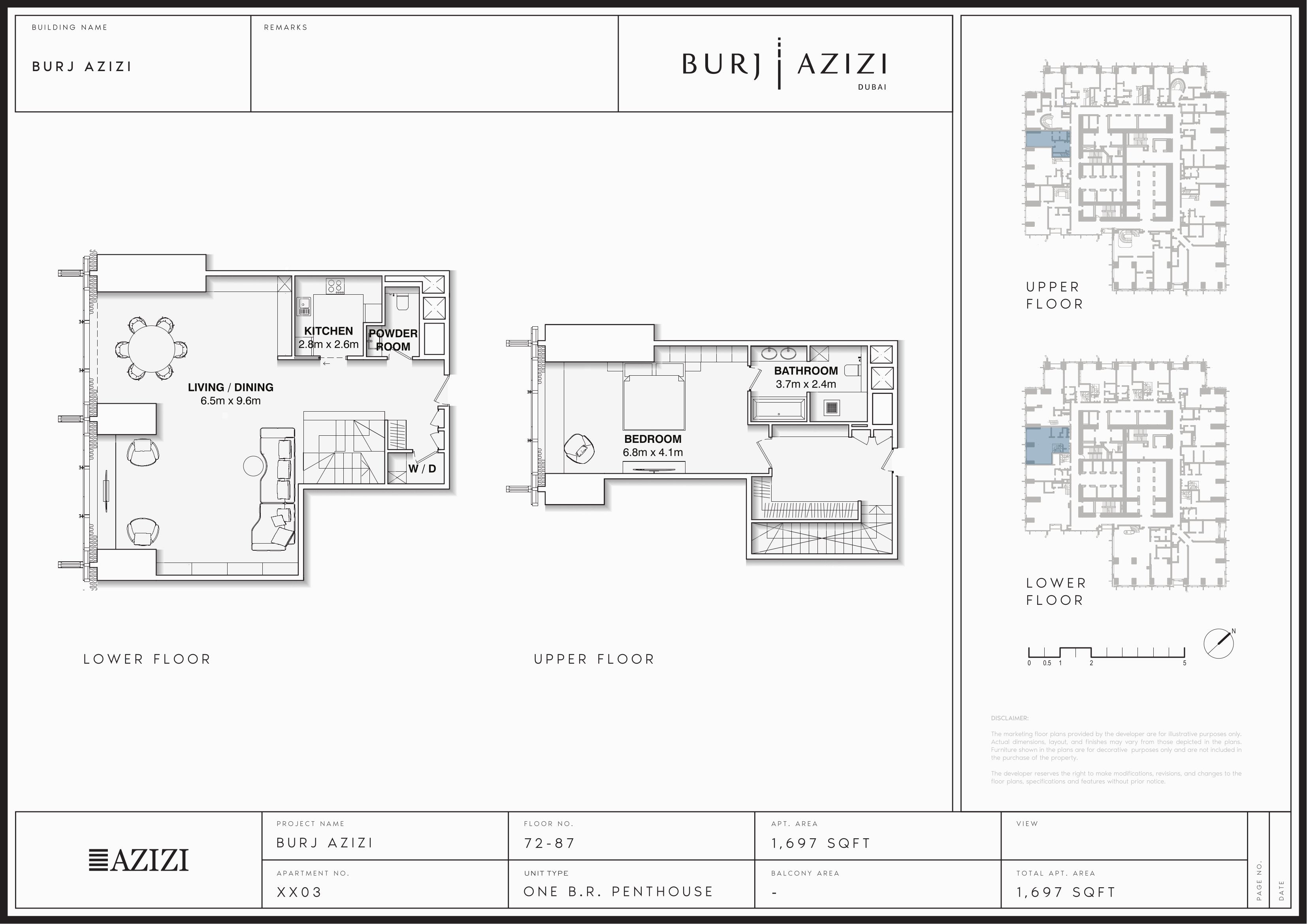 ONE B.R. PENTHOUSE