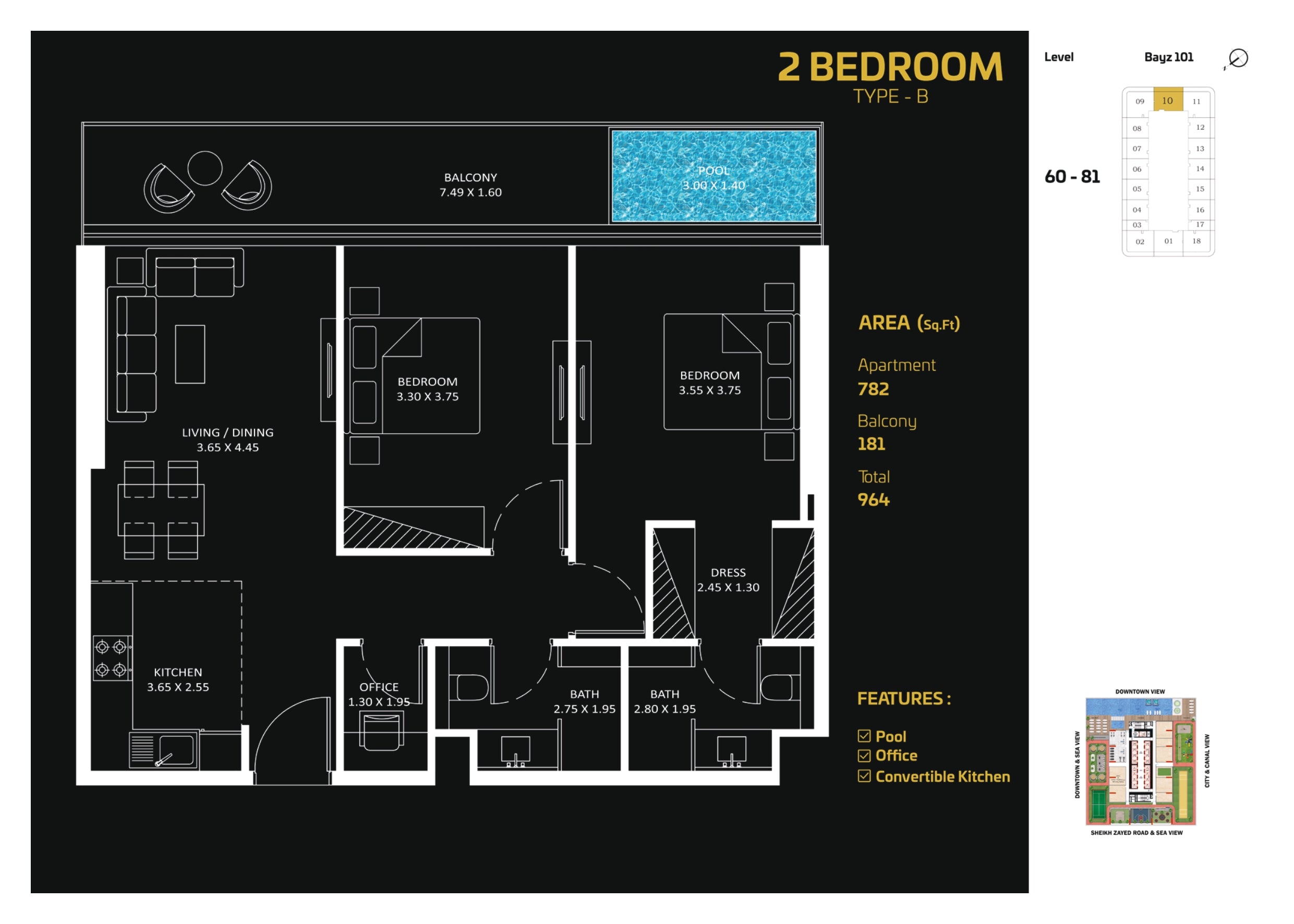2 BEDROOM TYPE B