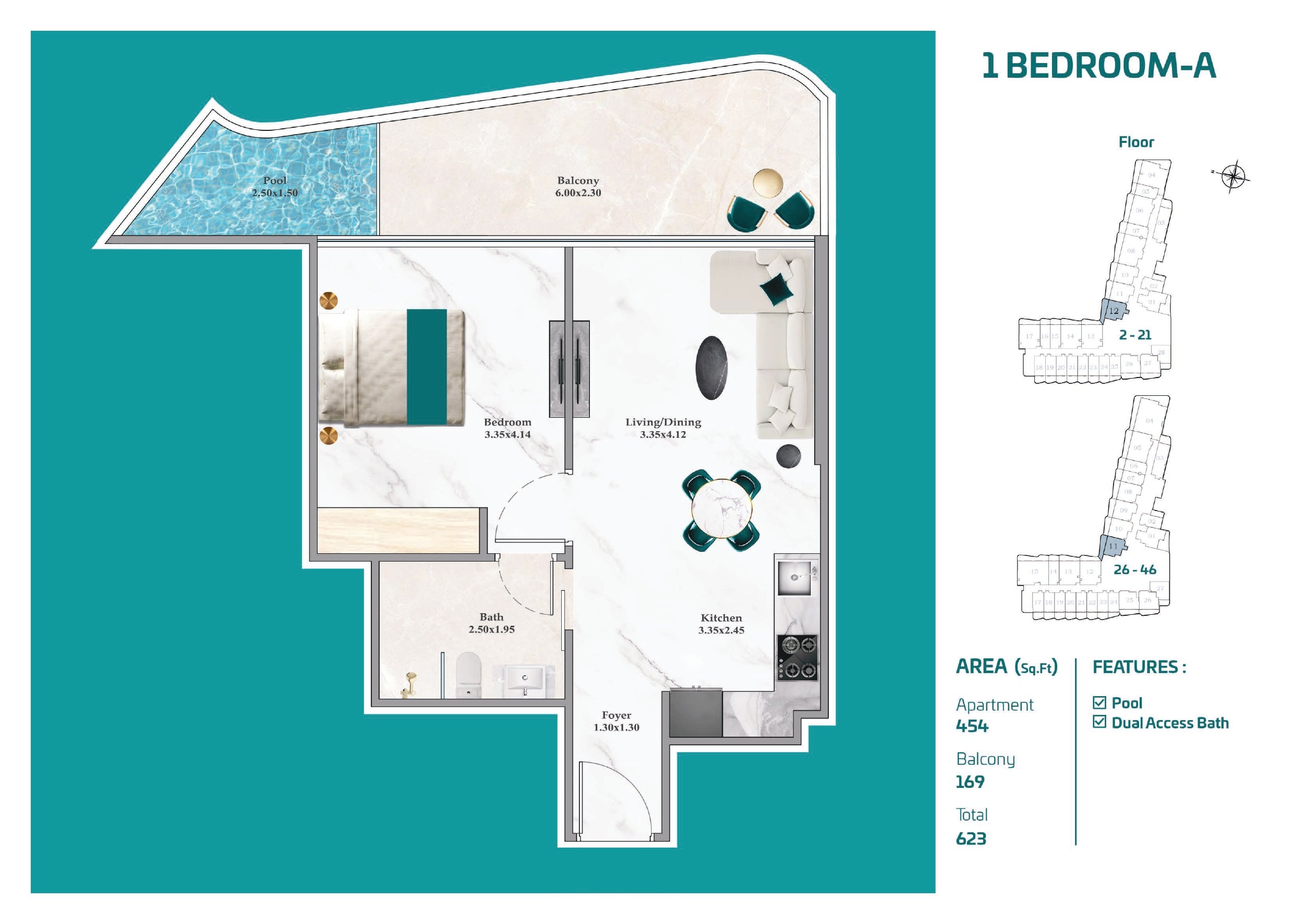 1 Bedroom-A