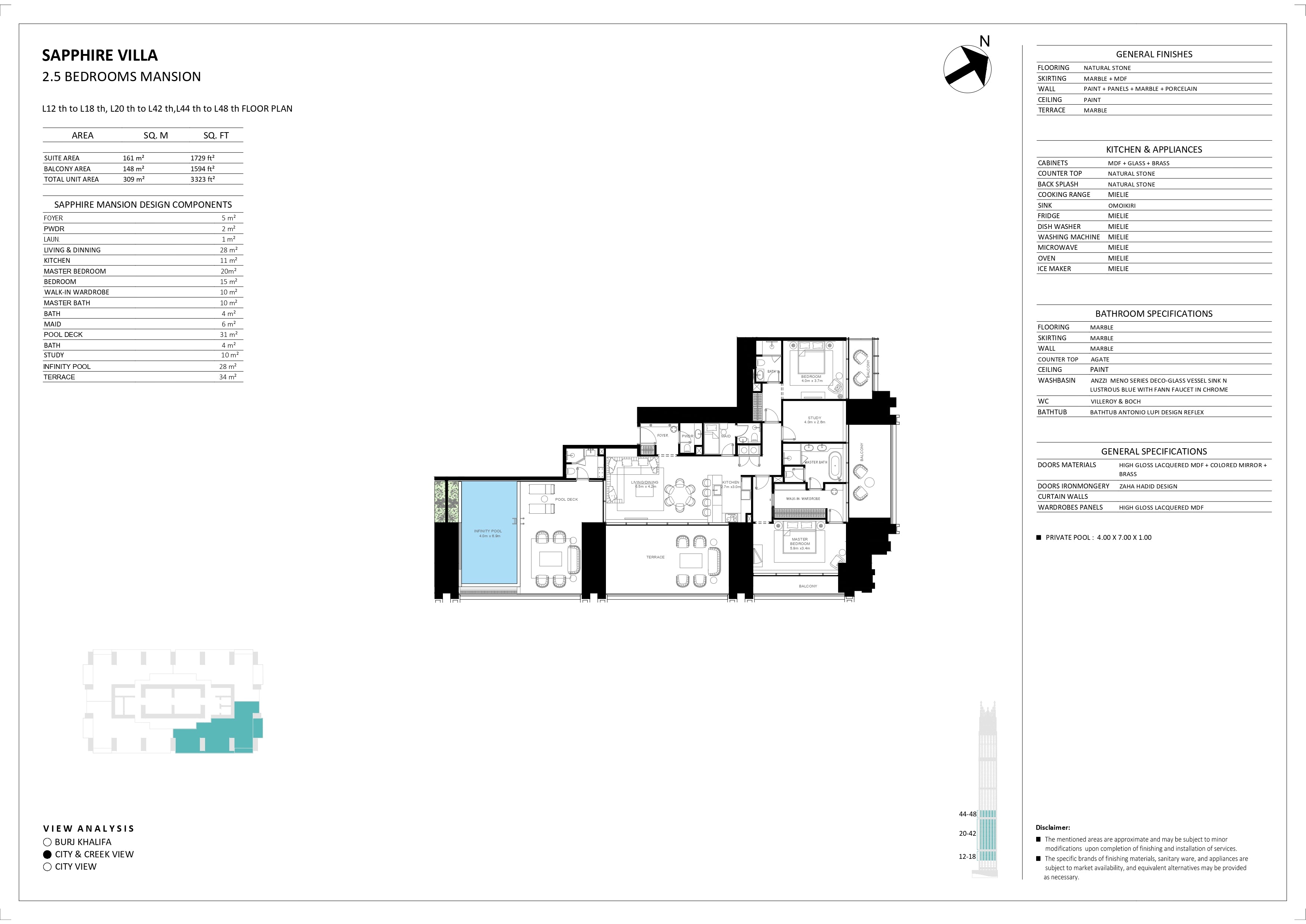 SAPPHIRE VILLA 2.5 BEDROOMS MANSION