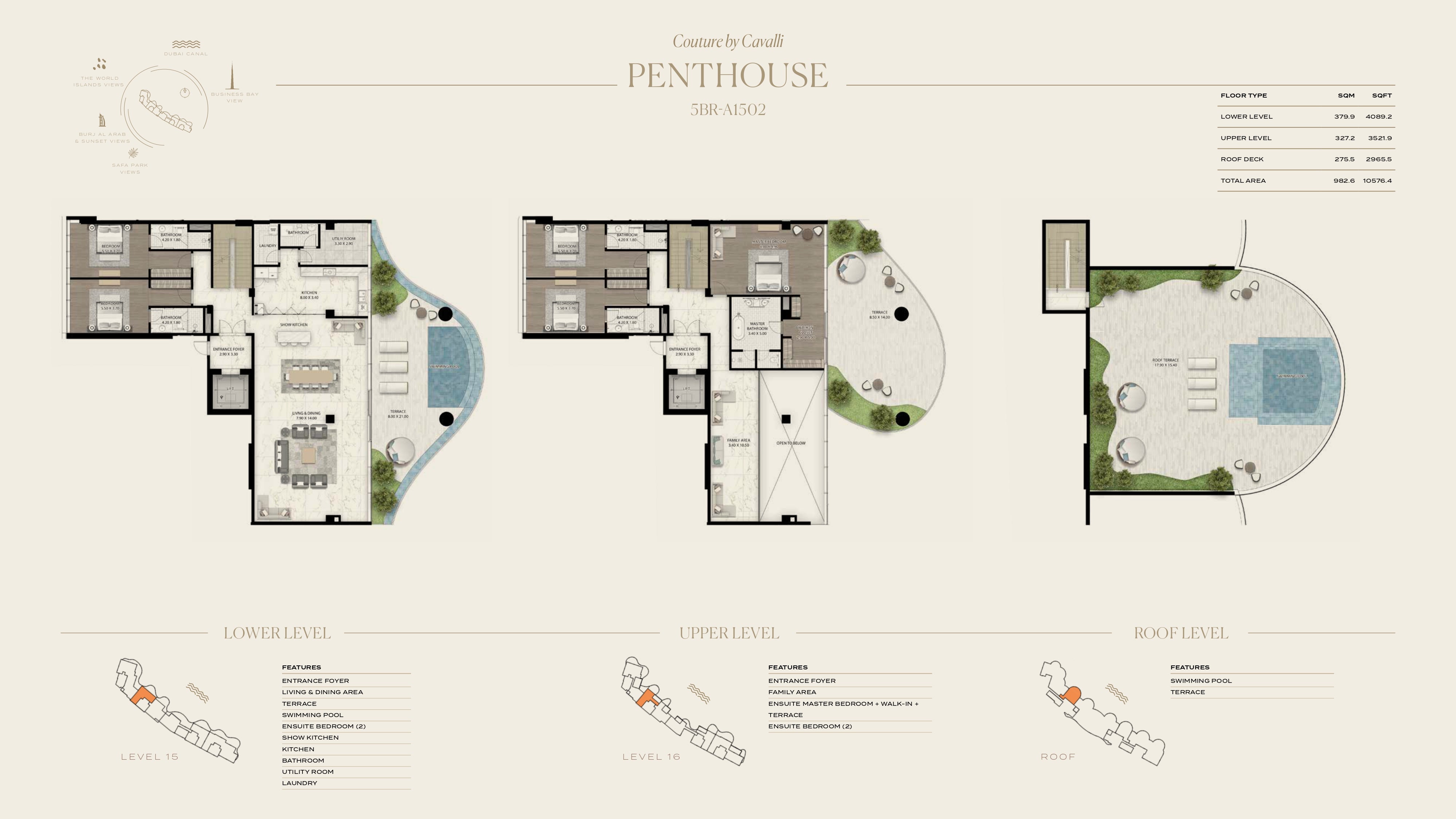 PENTHOUSE 5BR-A1502
