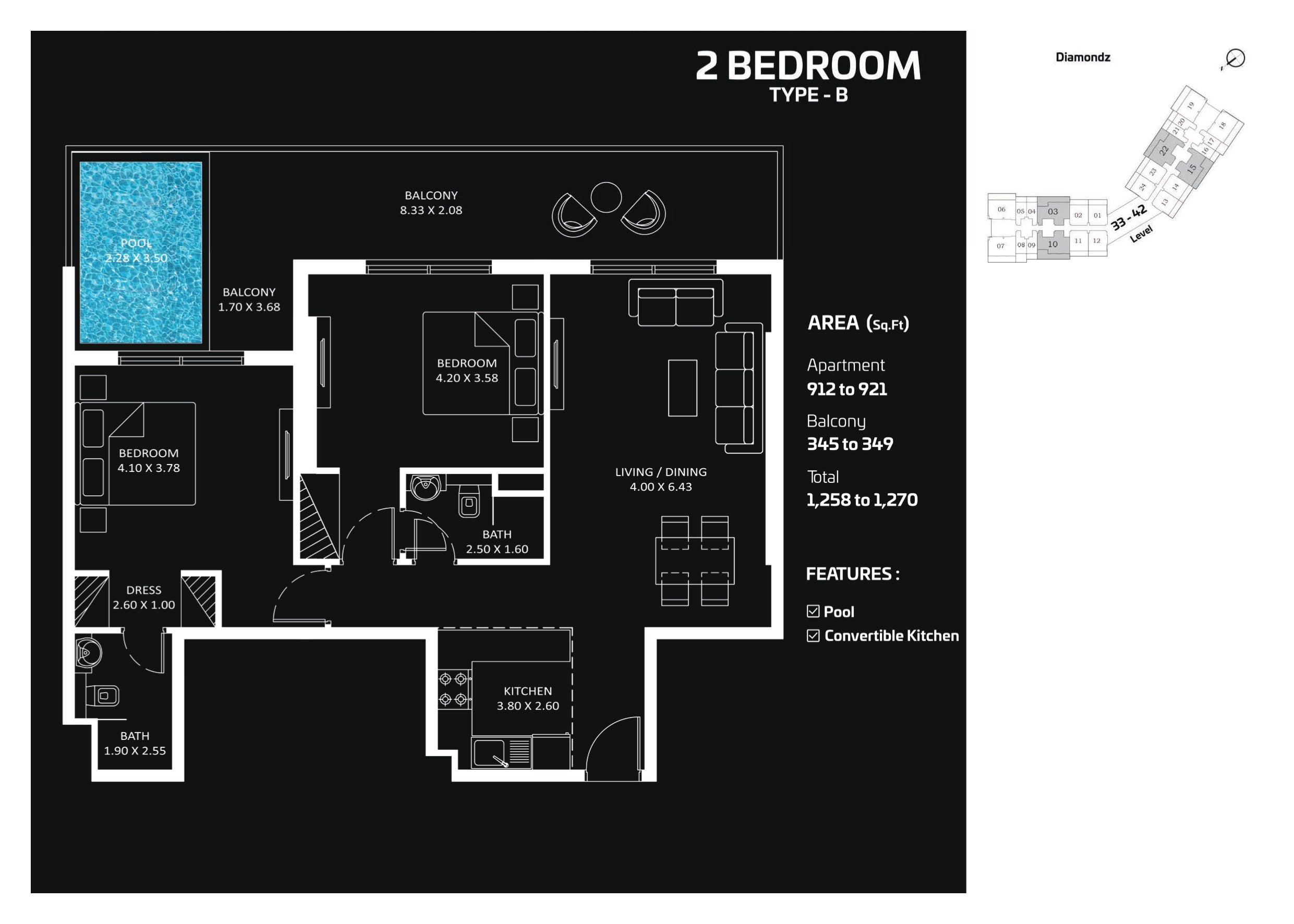 2 BEDROOM TYPE B
