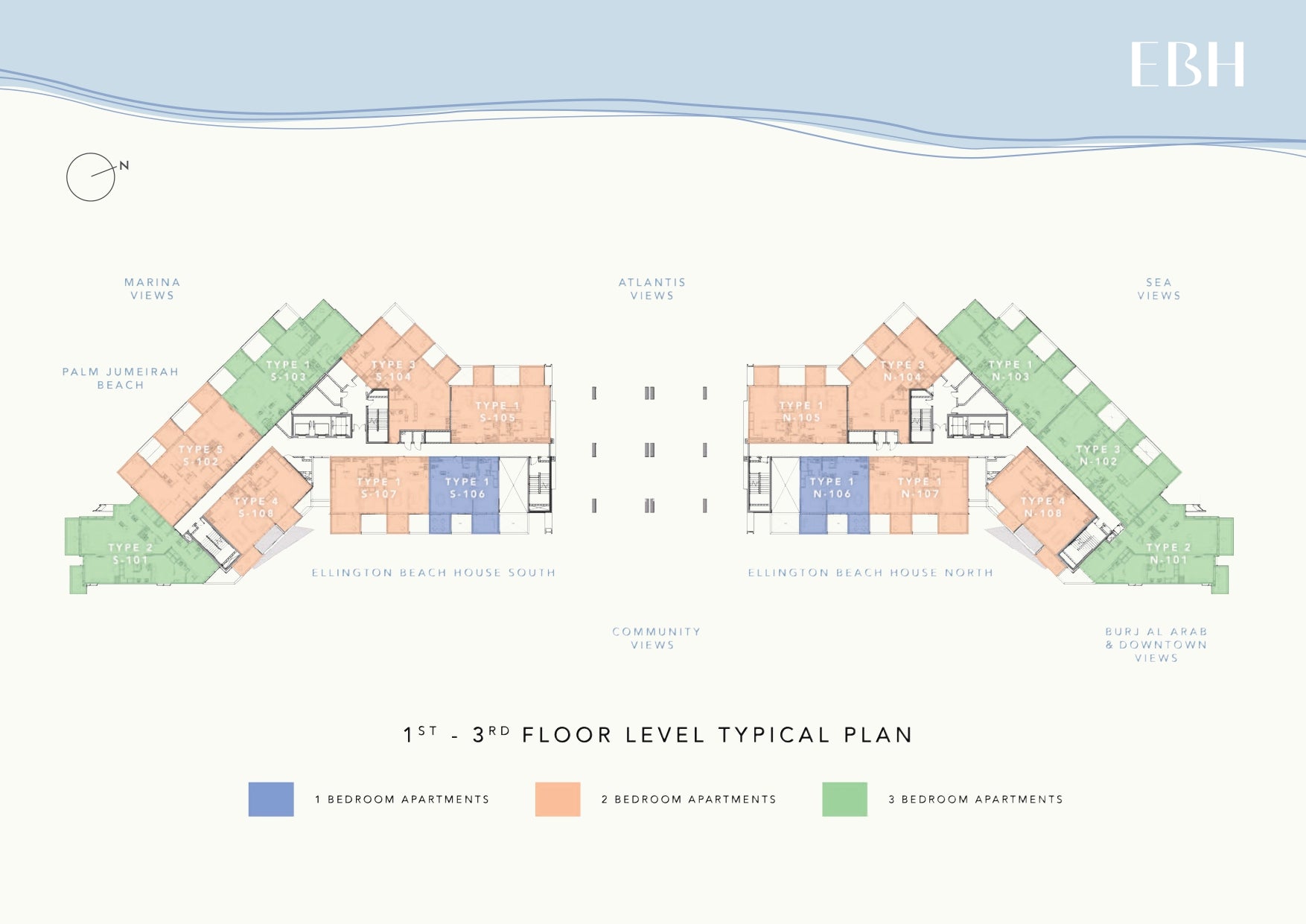 1ST - 3RD FLOOR PLAN