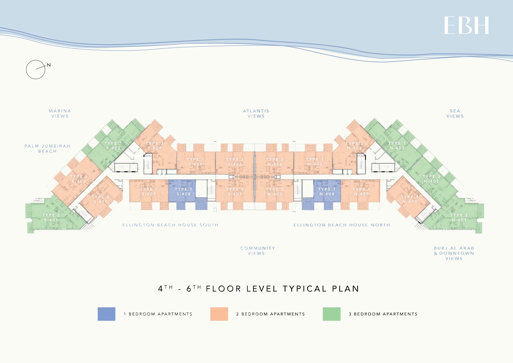 4TH - 6TH FLOOR PLAN