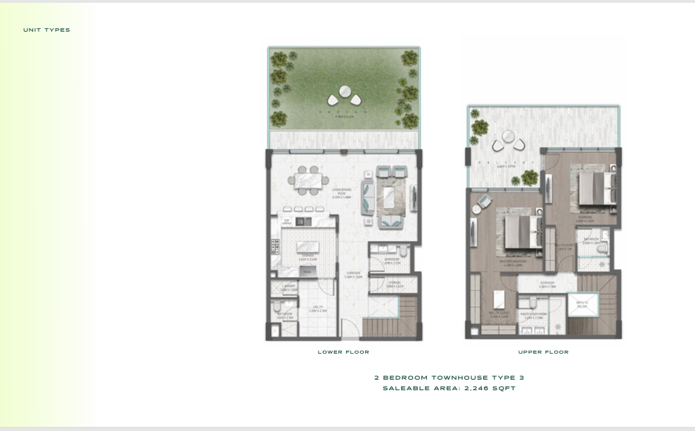 Floor Plan 2bd townhouse