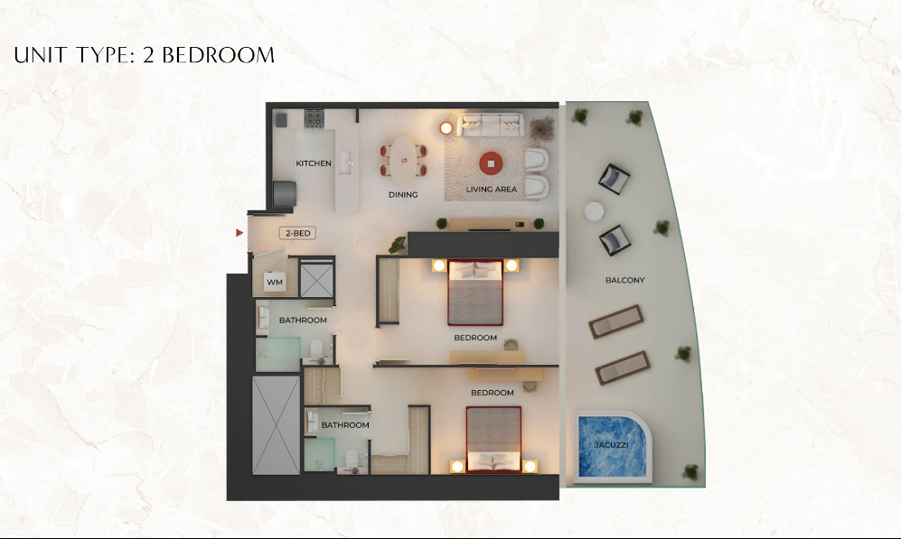 2 BEDROOM