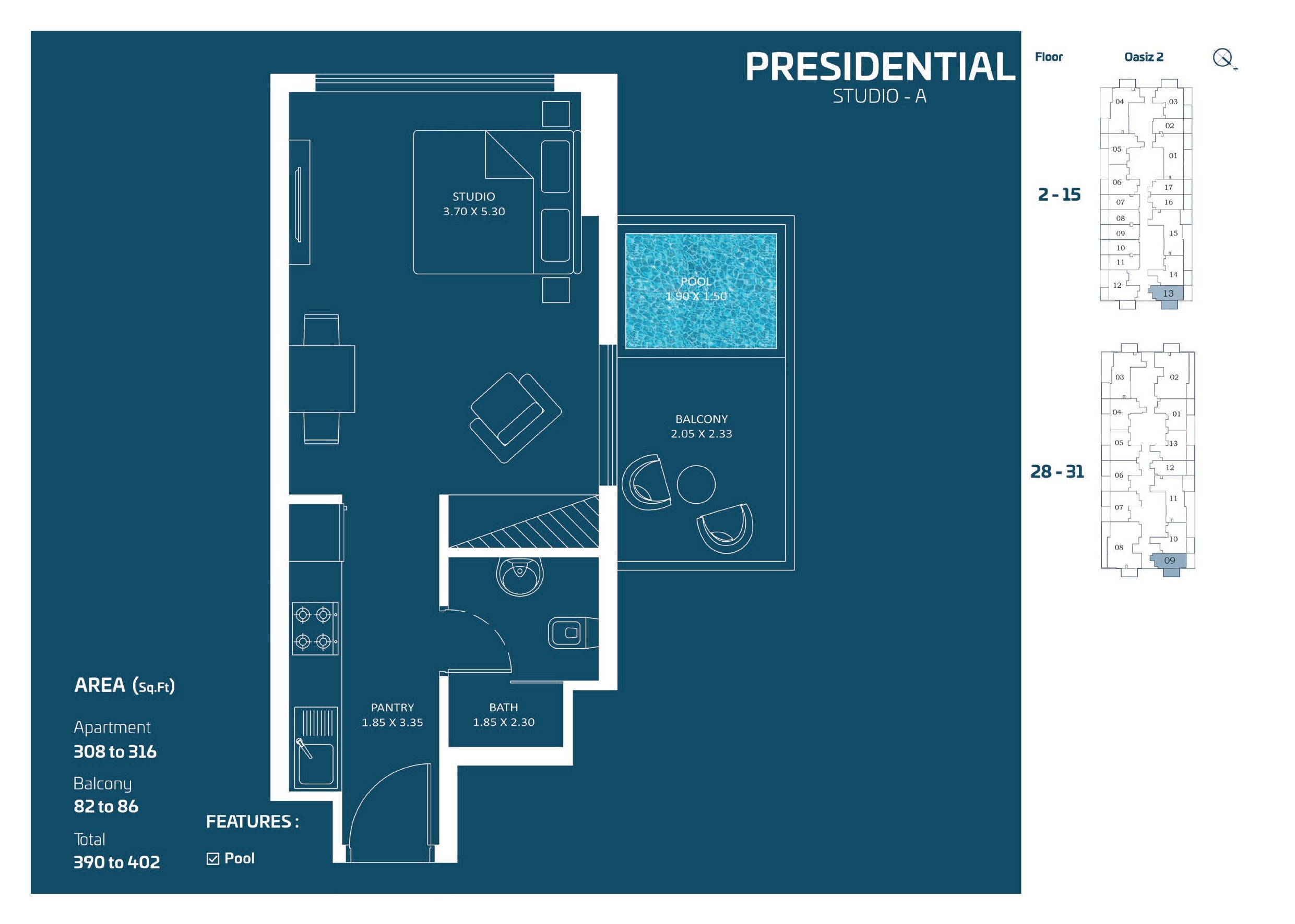 PRESIDENTIAL STUDIO A