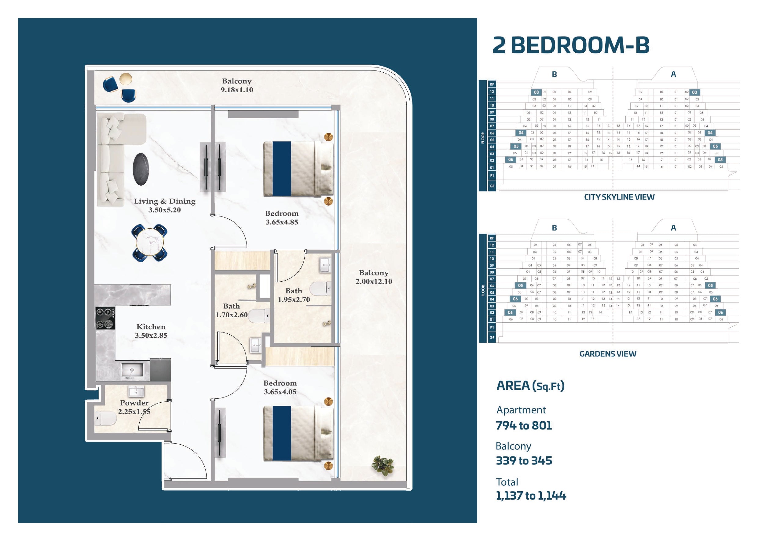 2 BEDROOM