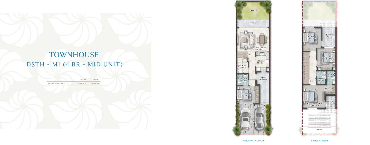 4 BDR - MID UNIT