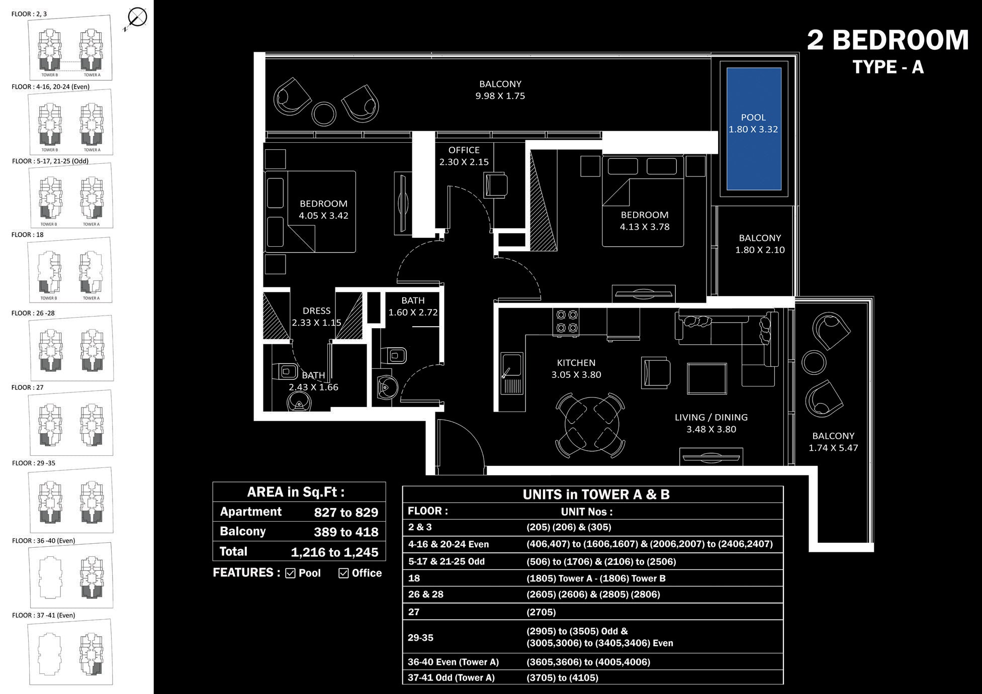 2 BEDROOM TYPE A