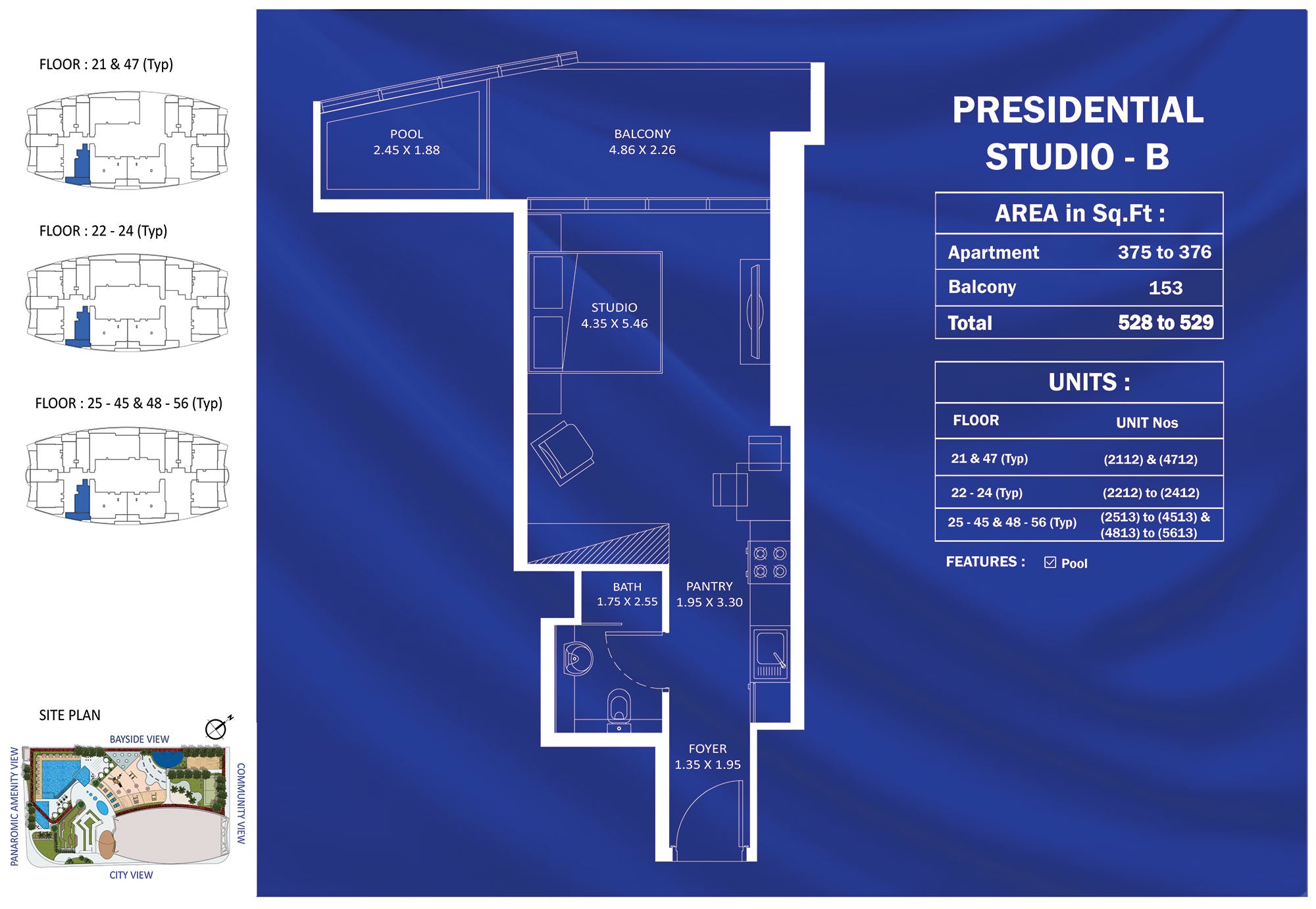 PRESIDENTIAL STUDIO TYPE B