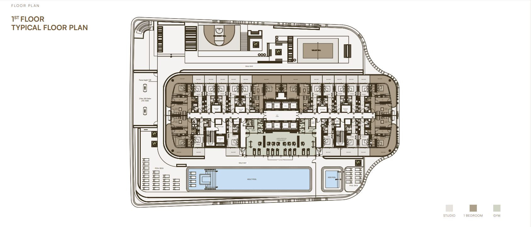 1ST FLOOR TYPICAL FLOOR PLAN