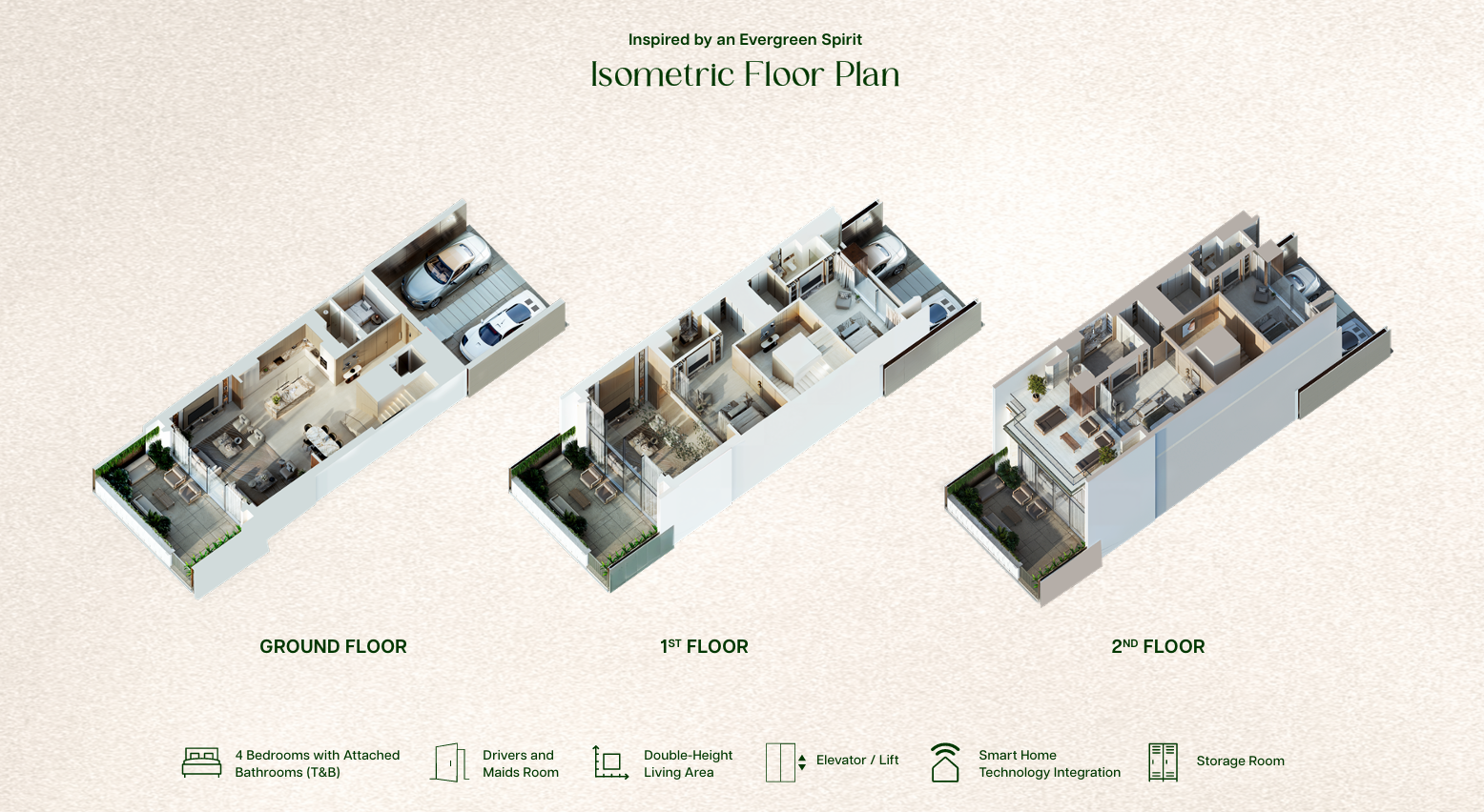 4 Bedrooms Floor Plans
