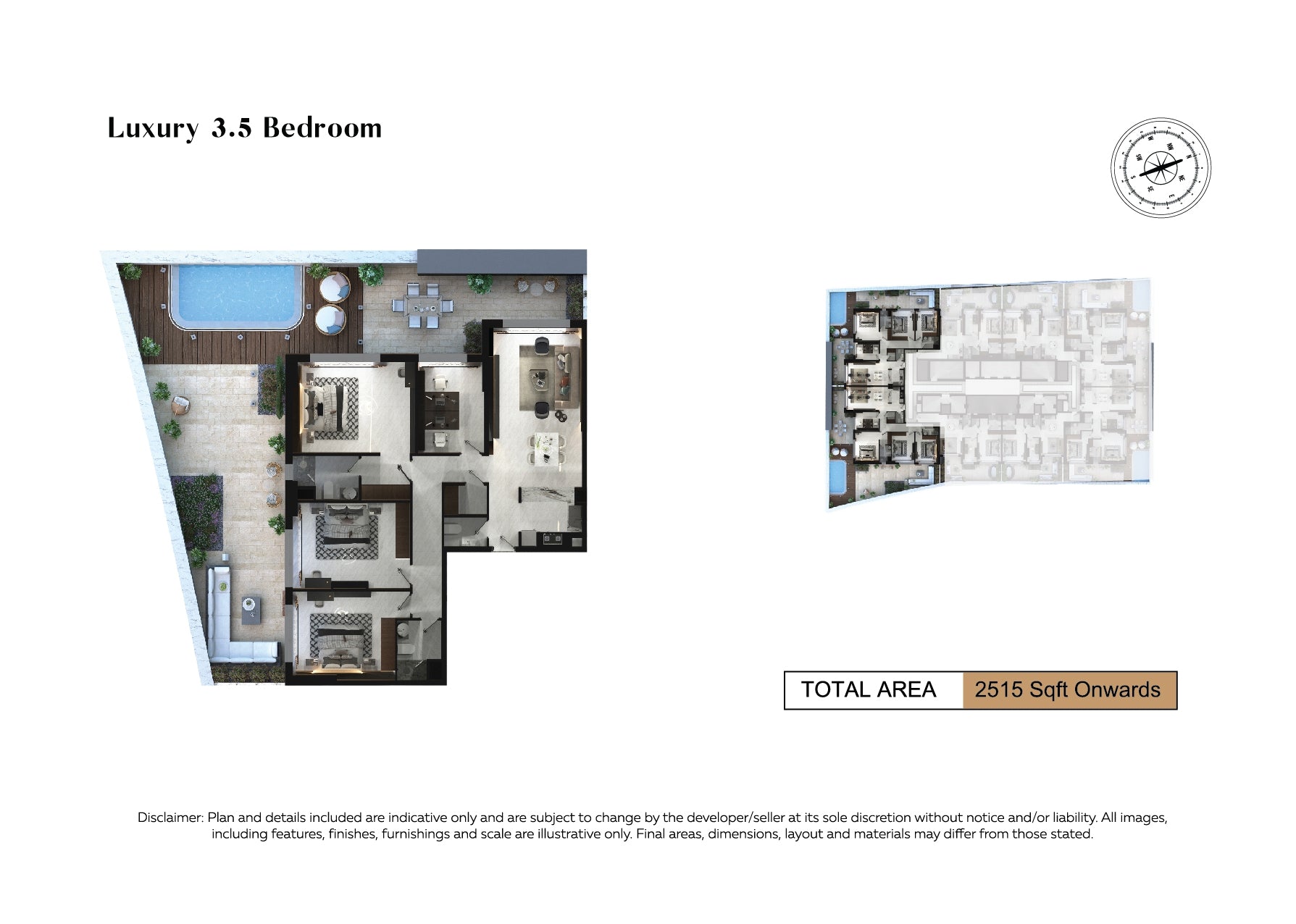 LUXURY 3.5 BEDROOM