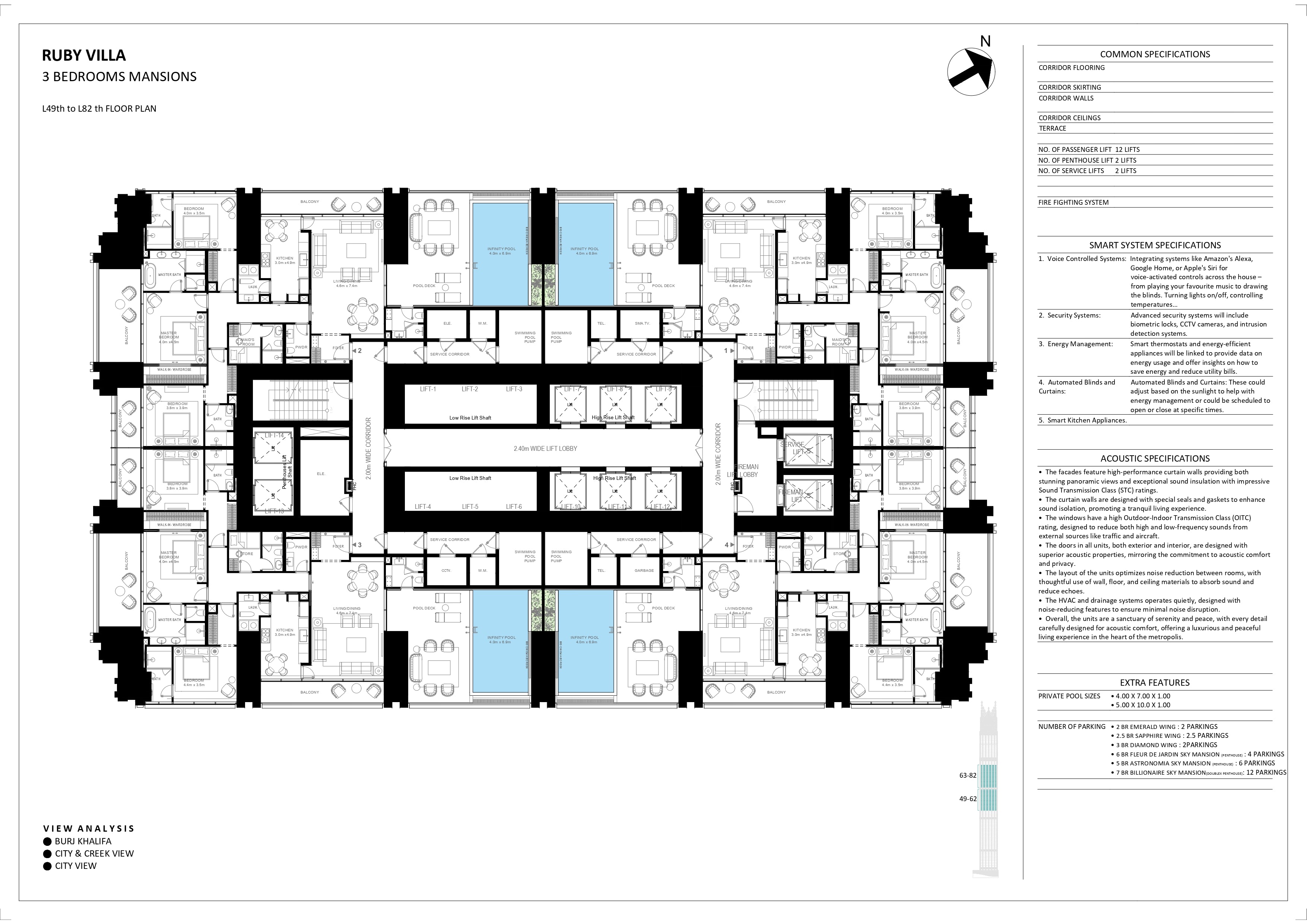 RUBY VILLA 3 BEDROOMS MANSIONS