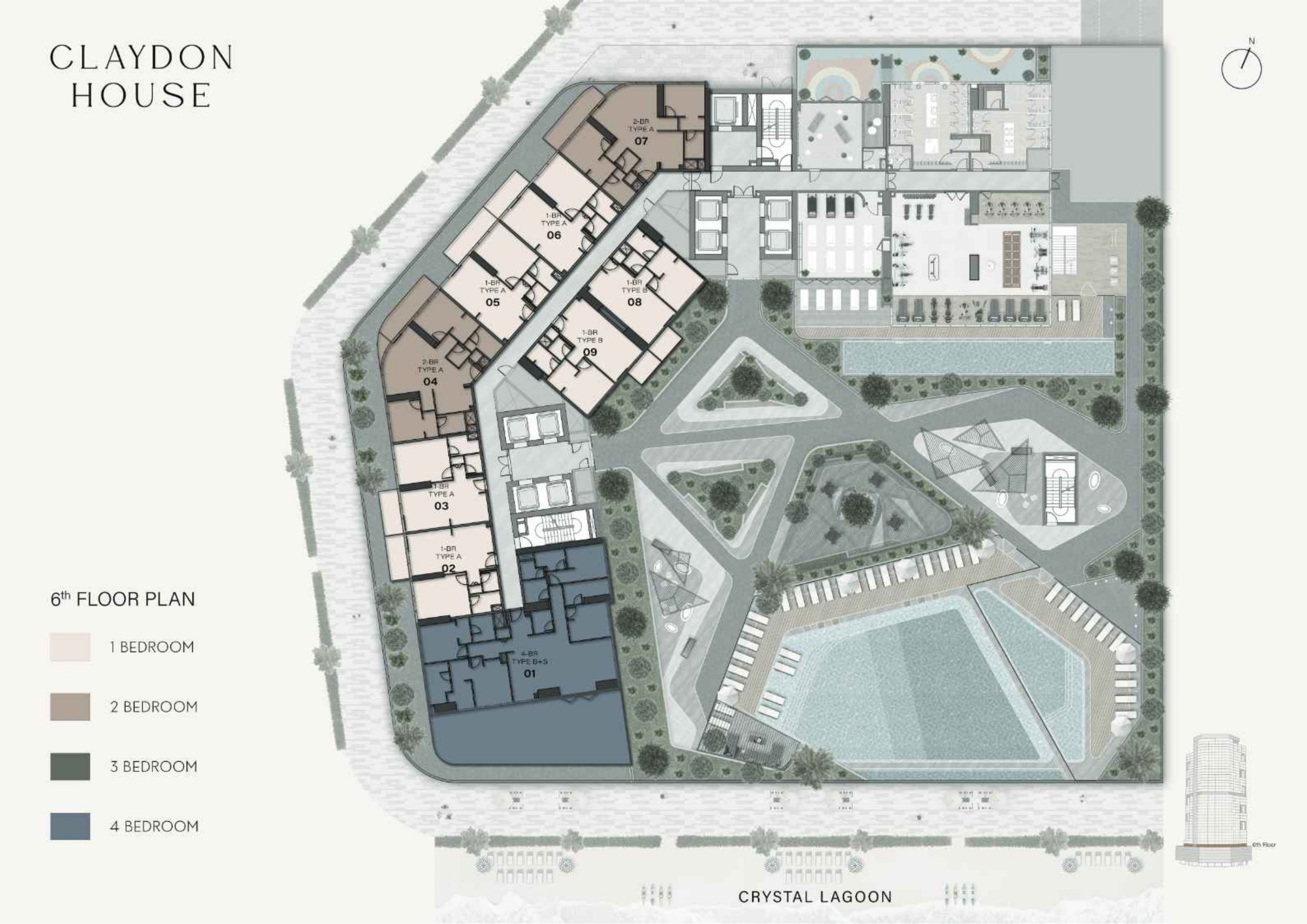 6TH FLOOR PLAN