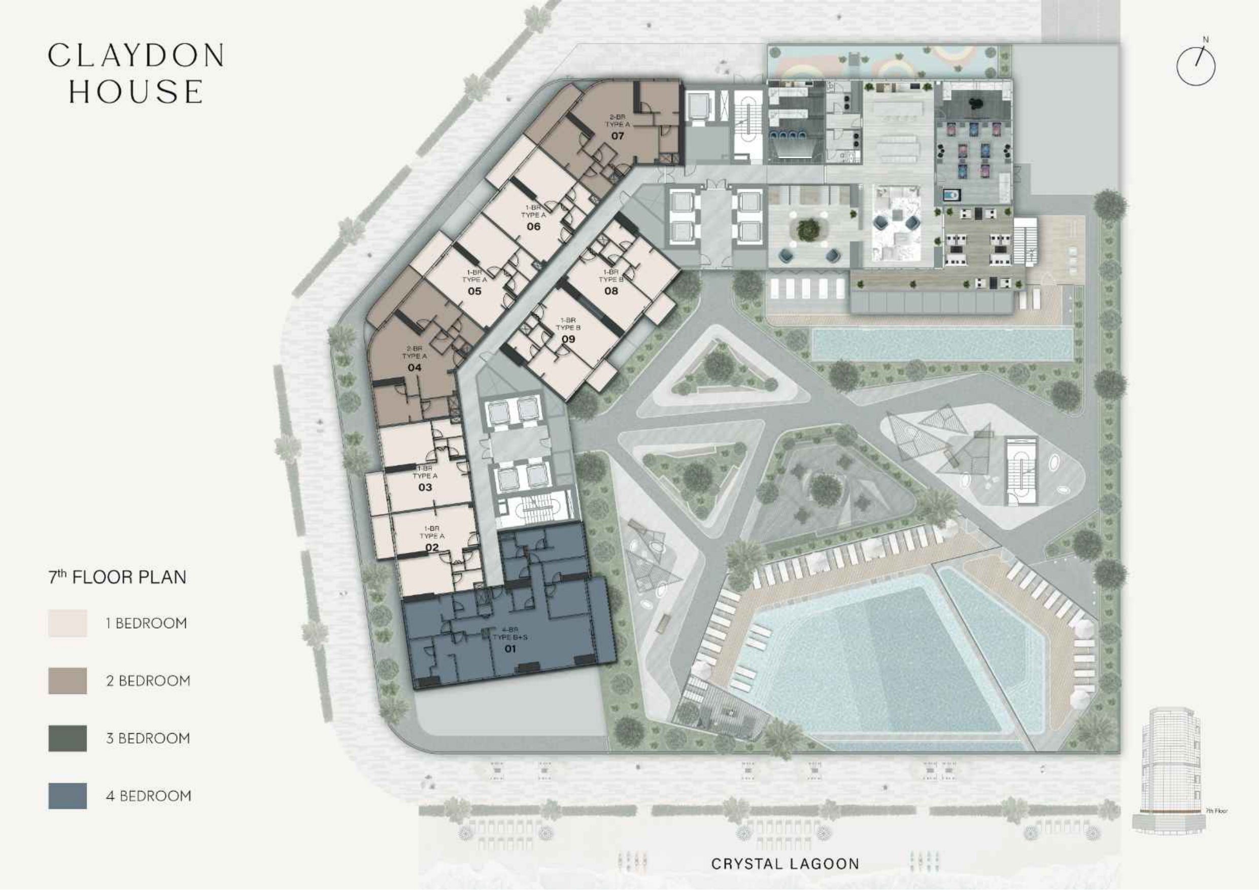 7TH FLOOR PLAN