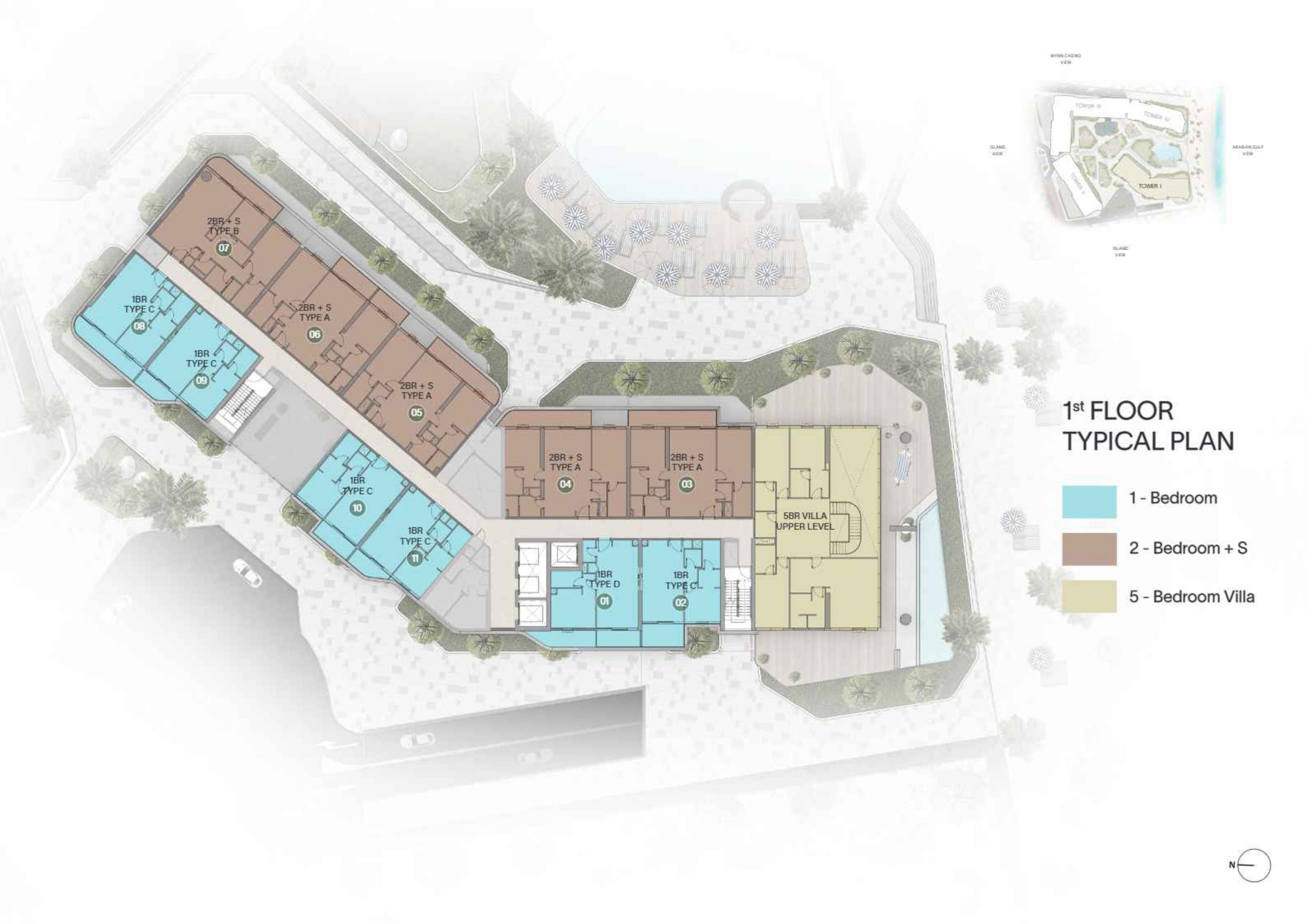 1ST FLOOR TYPICAL PLAN