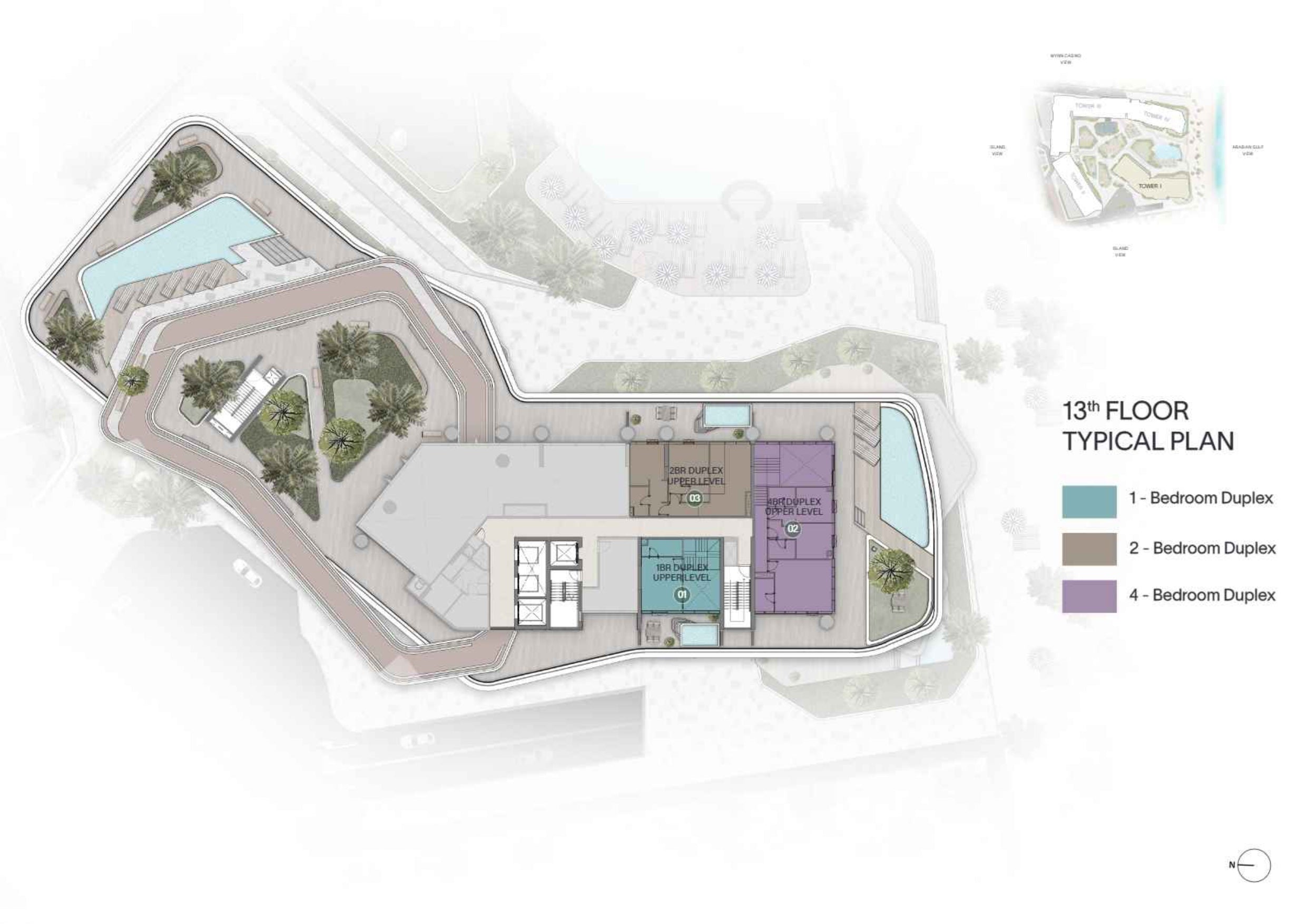 13TH FLOOR PLAN