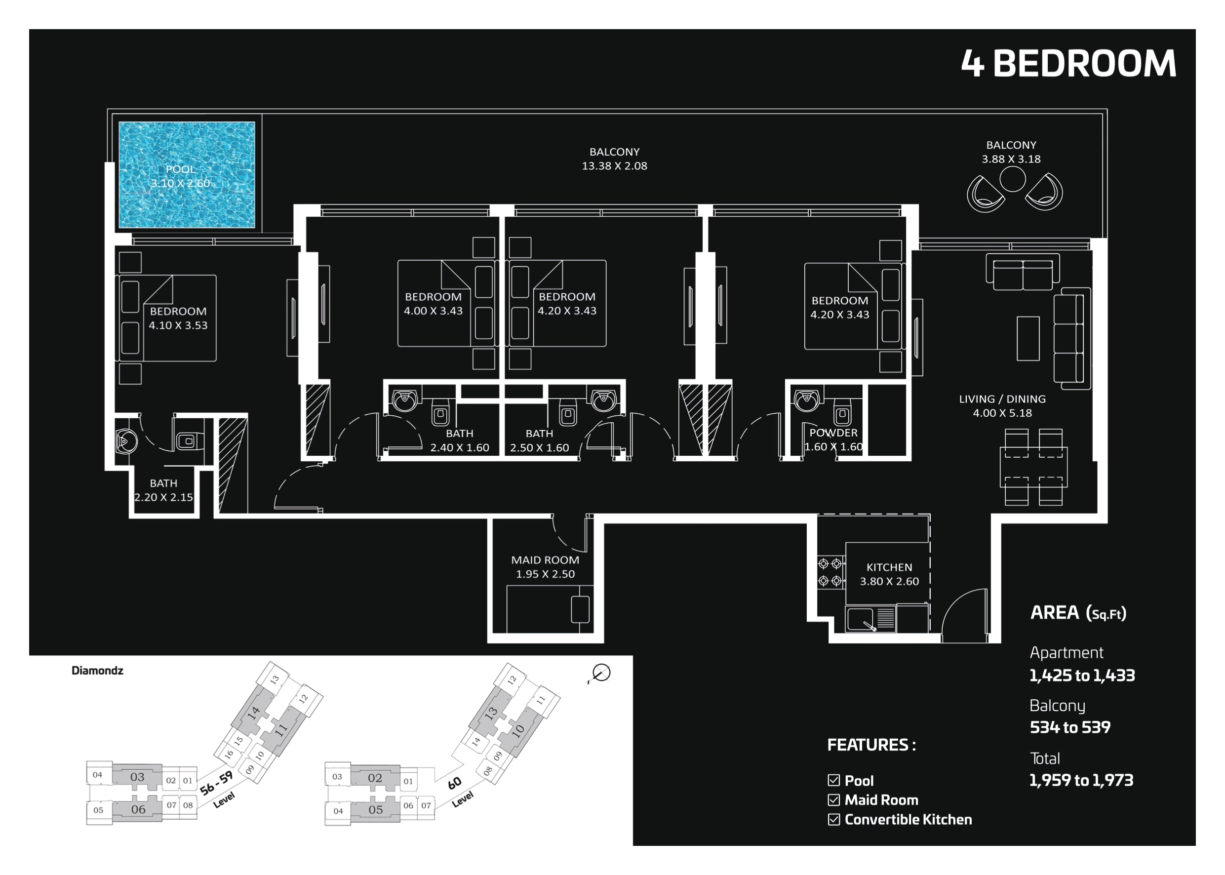 4 BEDROOM