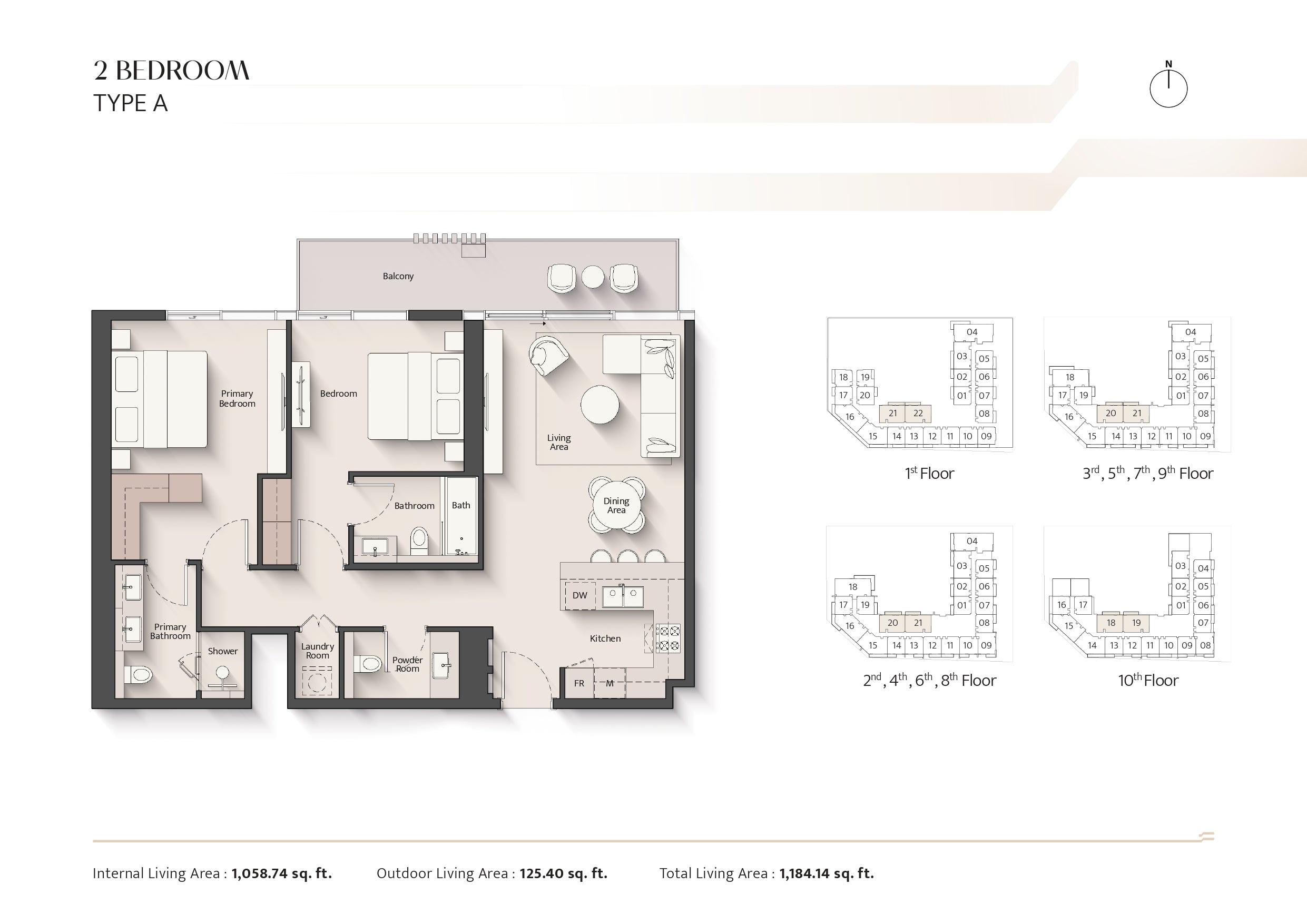 2 Bedroom Type A