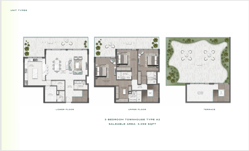 Floor Plan 3bd Townhouse