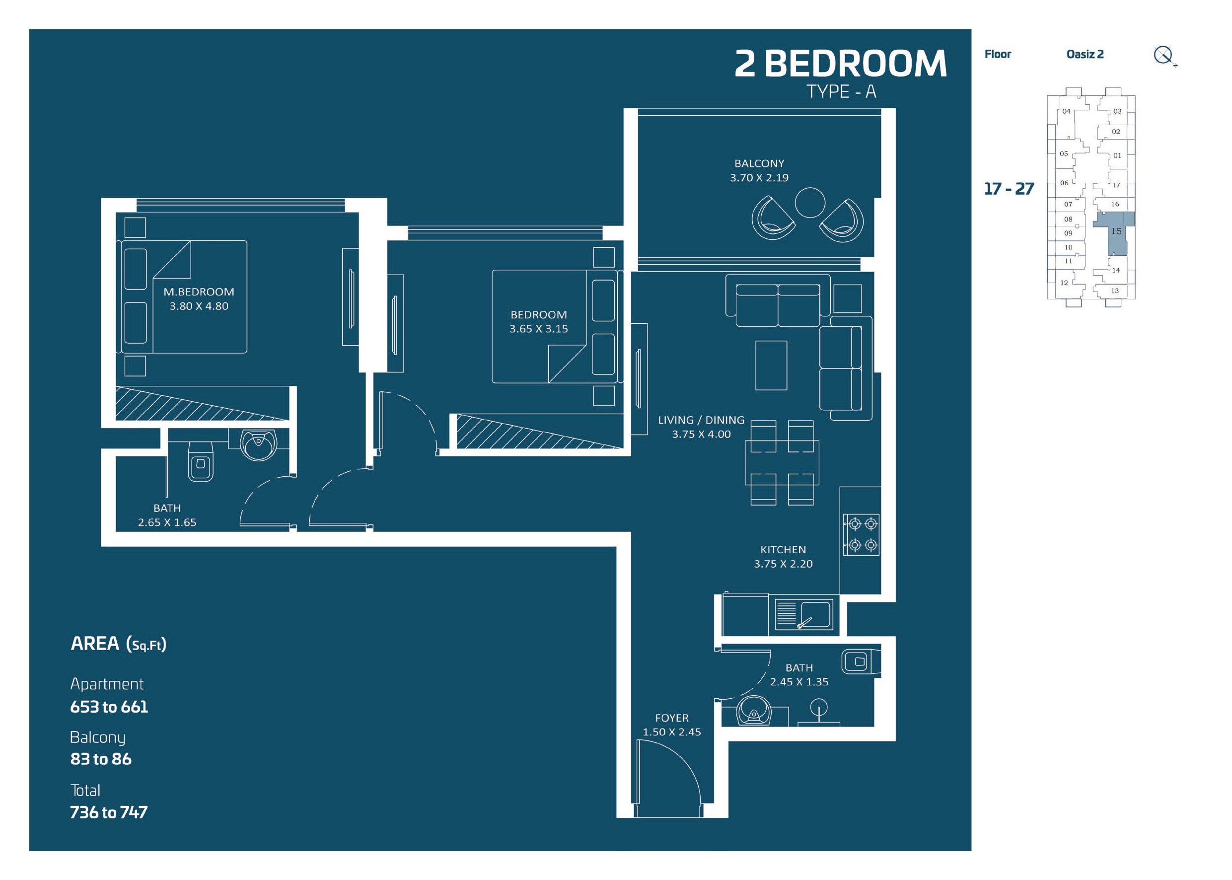 2 BEDROOM