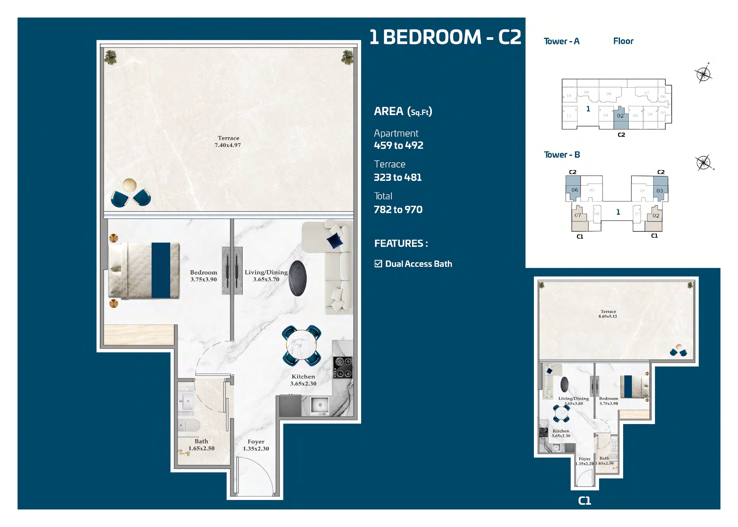1 Bedroom-C2