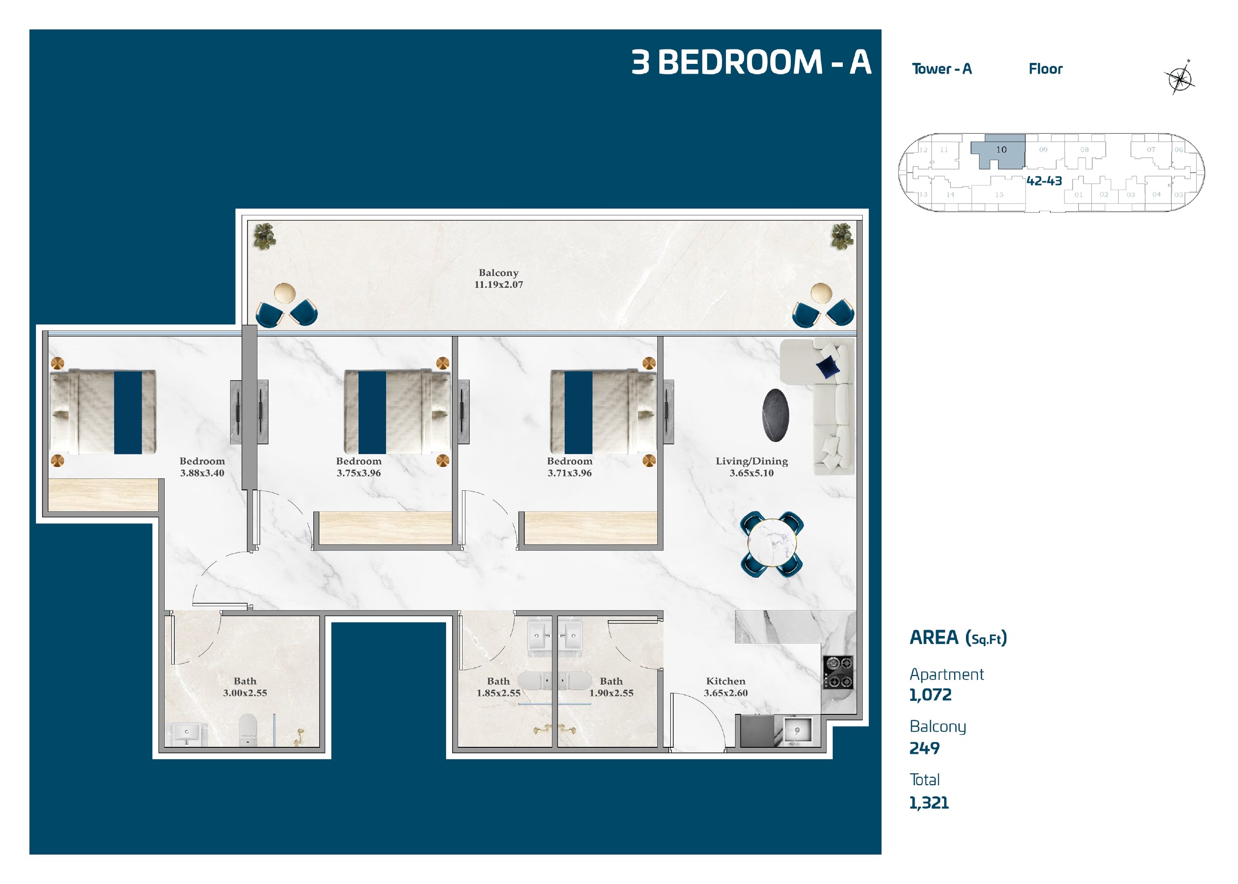 3 Bedroom-A