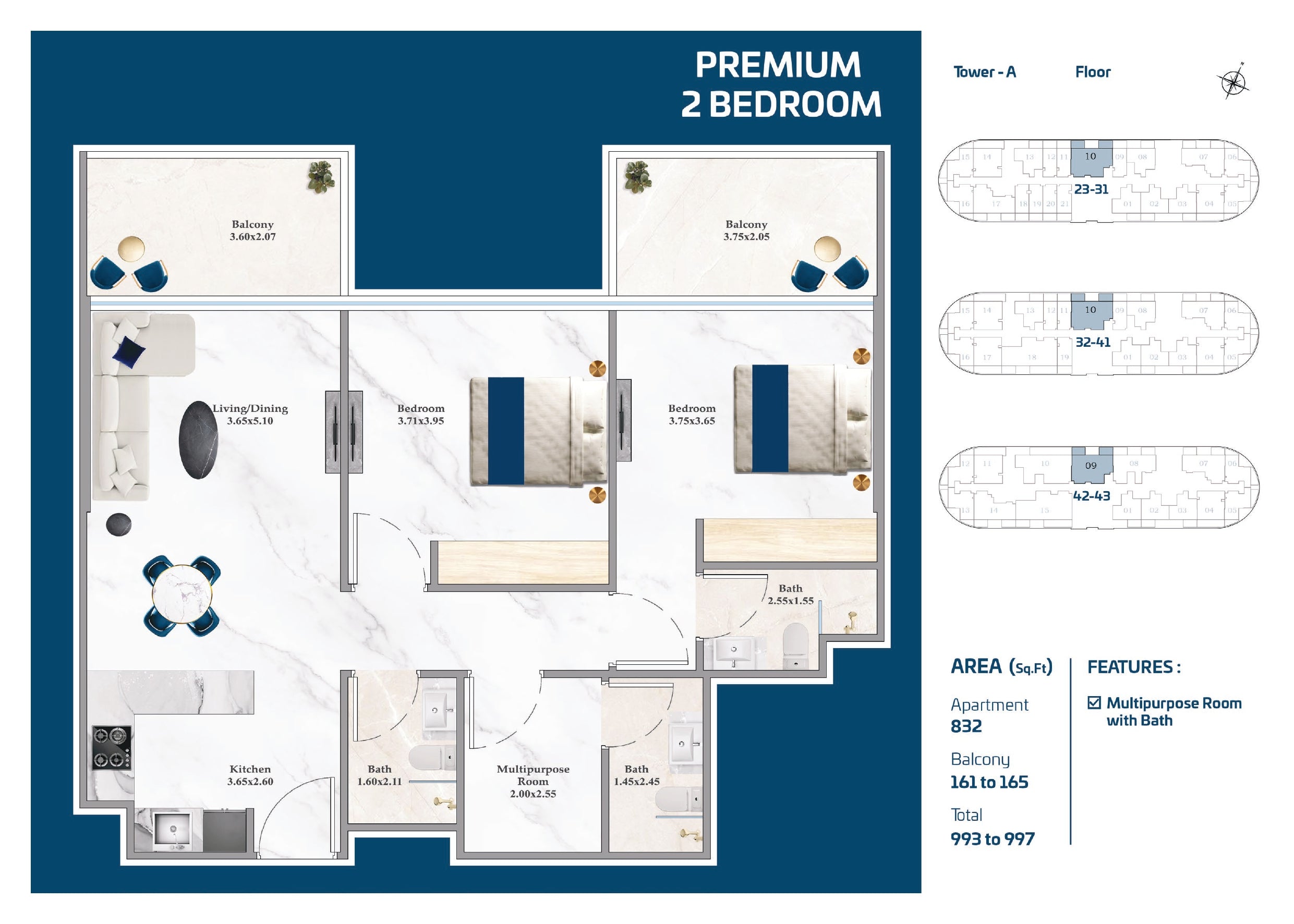 Premium 2 Bedroom