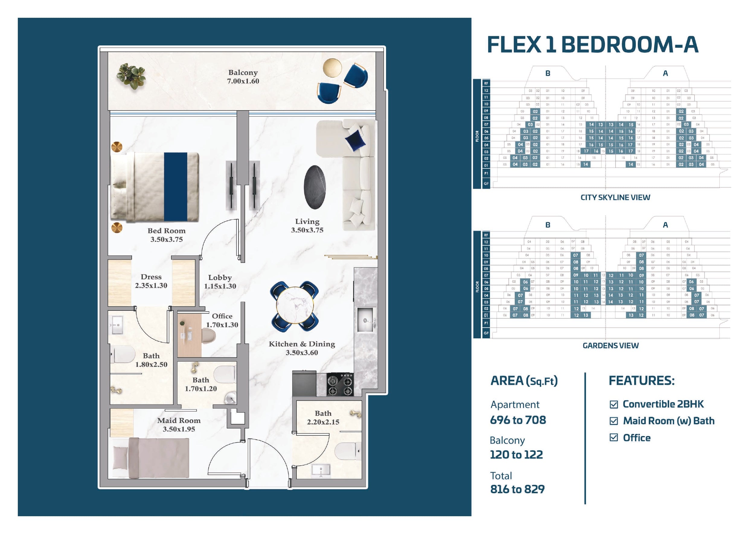 FLEX 1 BEDROOM A