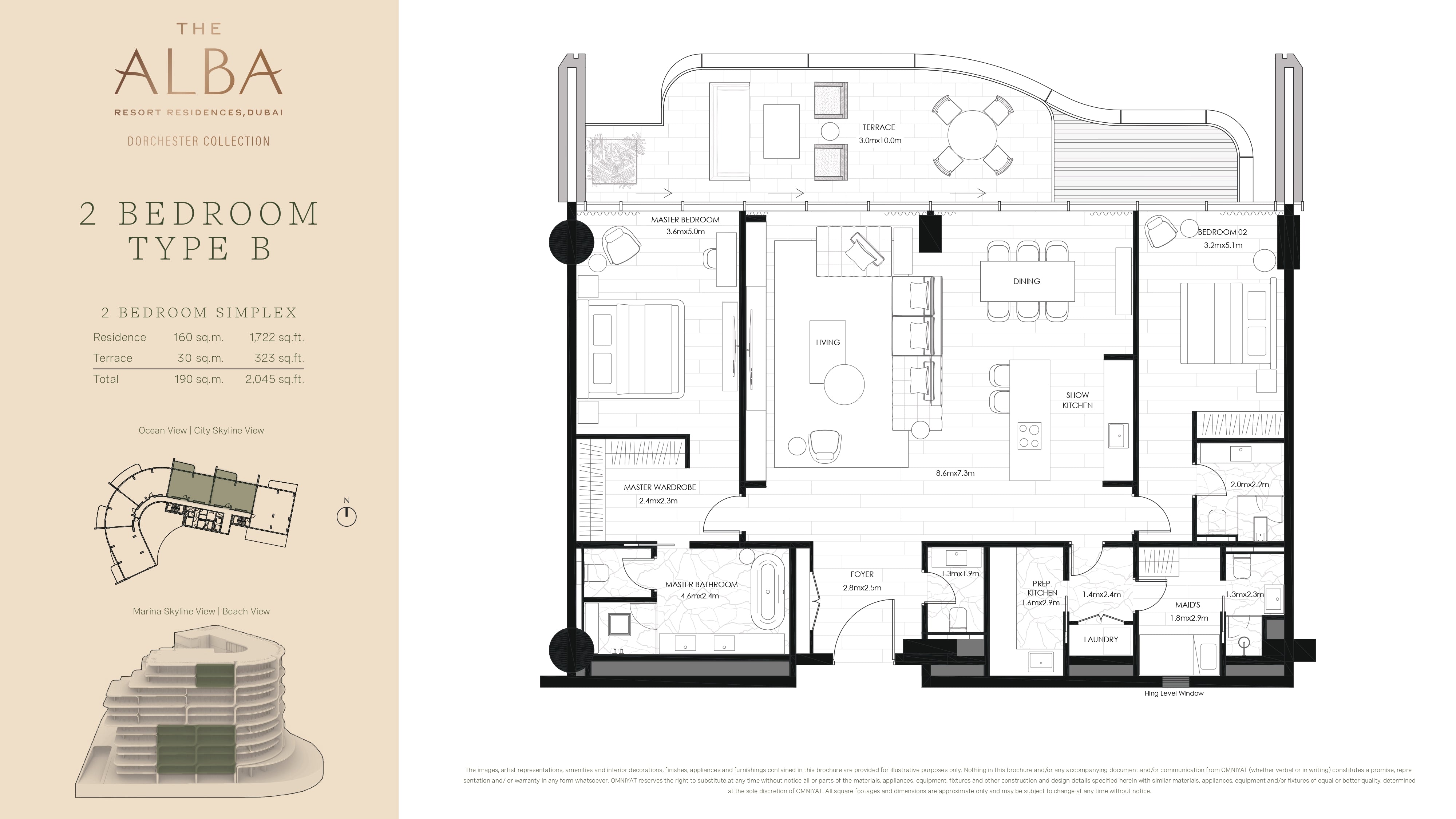 2 BEDROOM  TYPE B