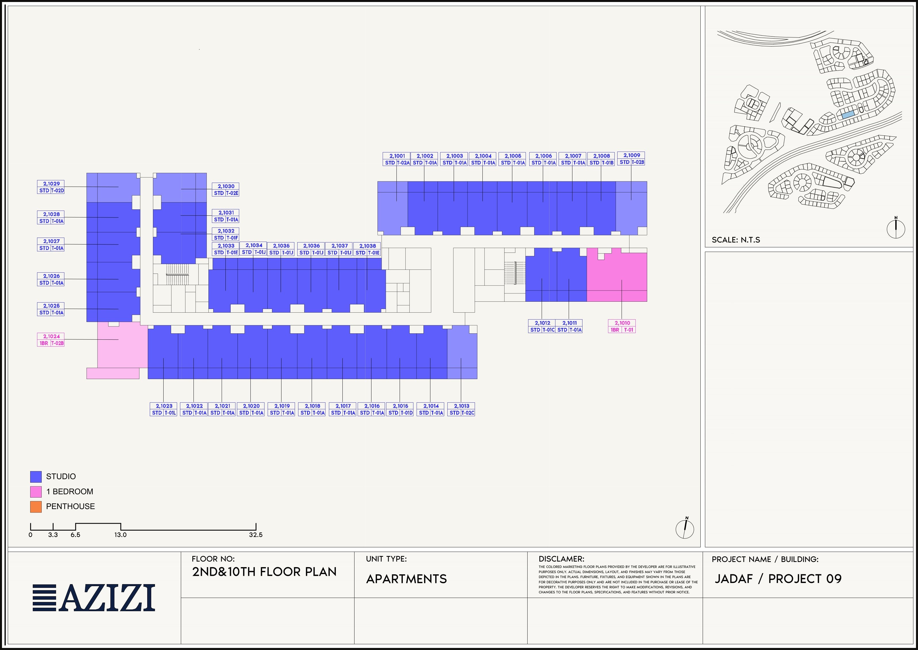 2ND & 10TH FLOOR PLAN