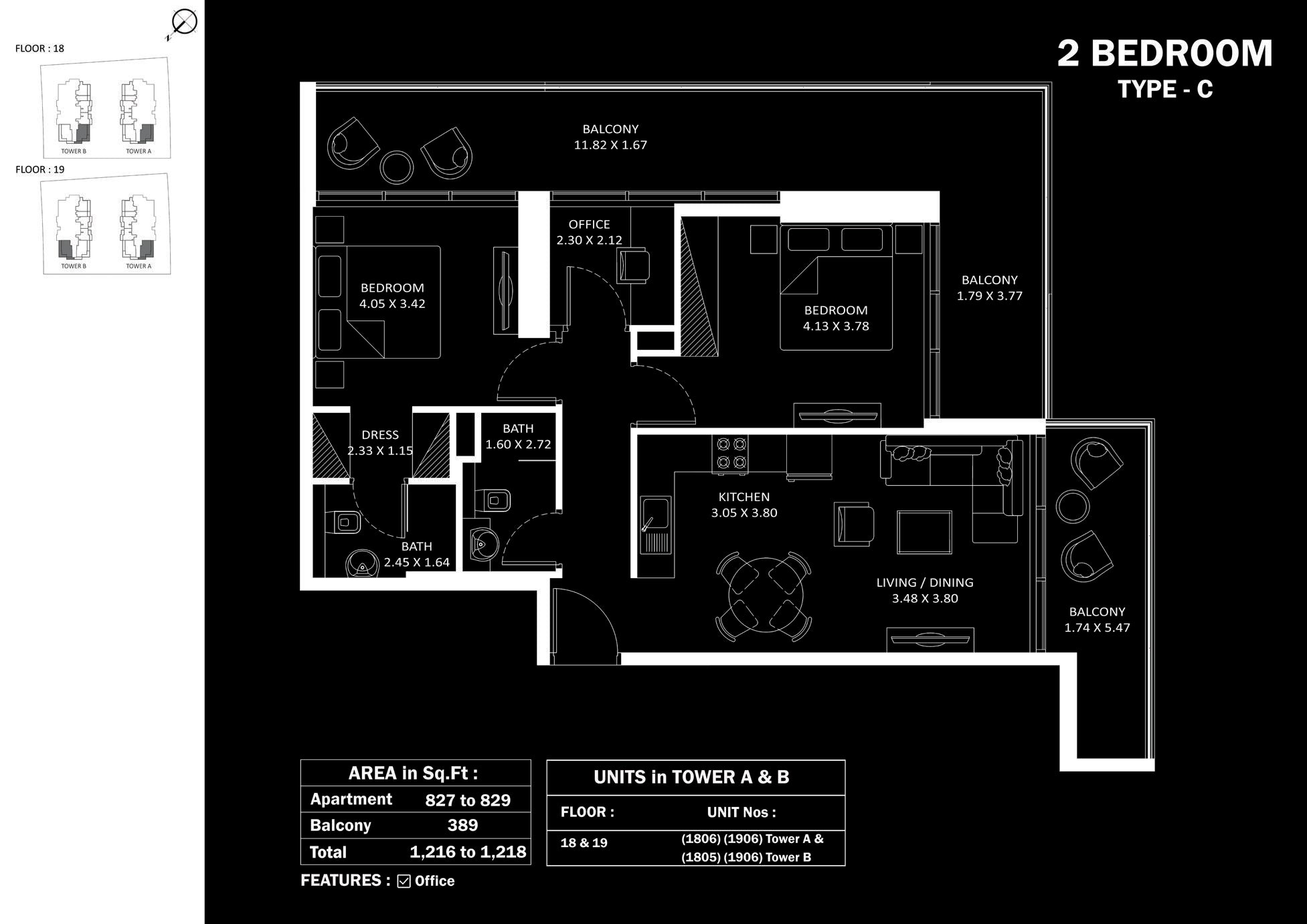 2 BEDROOM TYPE C