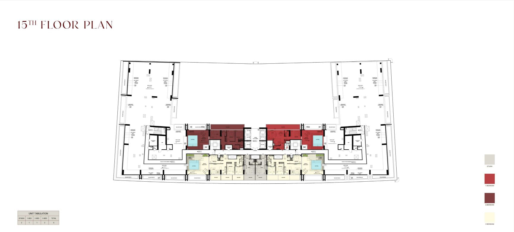 15TH Floor Plan
